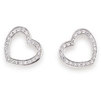 Orecchini Amen Donna Amore in Argento Zirconia EHEB - EHEB